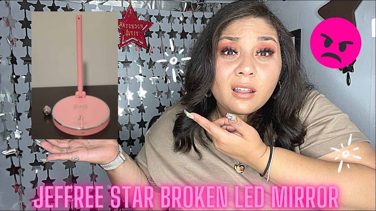 JEFFREE STAR COSMETICS NEW LED MIRROR BROKEN YouTube