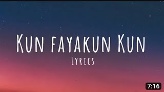 Lyrical: Kun Faya Kun Video Song | Rockstar | Ranbir Kapoor | A.R.Rahman|Javed Ali| Romantic lyrics