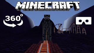 Roller Coaster MULTIVERSE! in 360°  Minecraft [VR] 4K 60FP