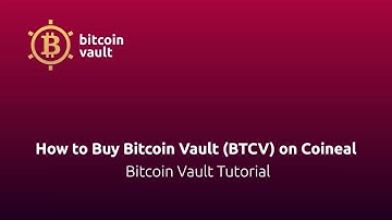 How to Buy Bitcoin Vault (BTCV) on Coineal - Bitcoin Vault Tutorial