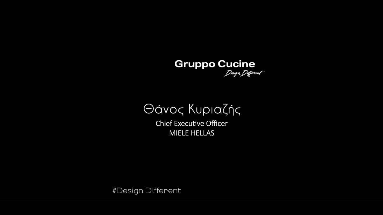 Design Different | Thanos Kyriazis x Gruppo Cucine