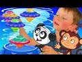Инфинити Надо - Ян и Биби Играют в Боевые Волчки - Видео Для Детей с Игрушками