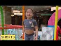 #shorts Шпагат с Настей Кош. Как проходят тренировки у Анютки?