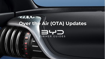 BYD Over the Air (OTA) software updates