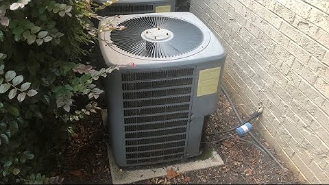 2008 Goodman Air Conditioner W/Scroll Compressor - Startup/Shutdown