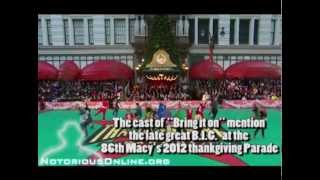 Notorious B.I.G. mentionend during the Macys's ThanksGiving Parade