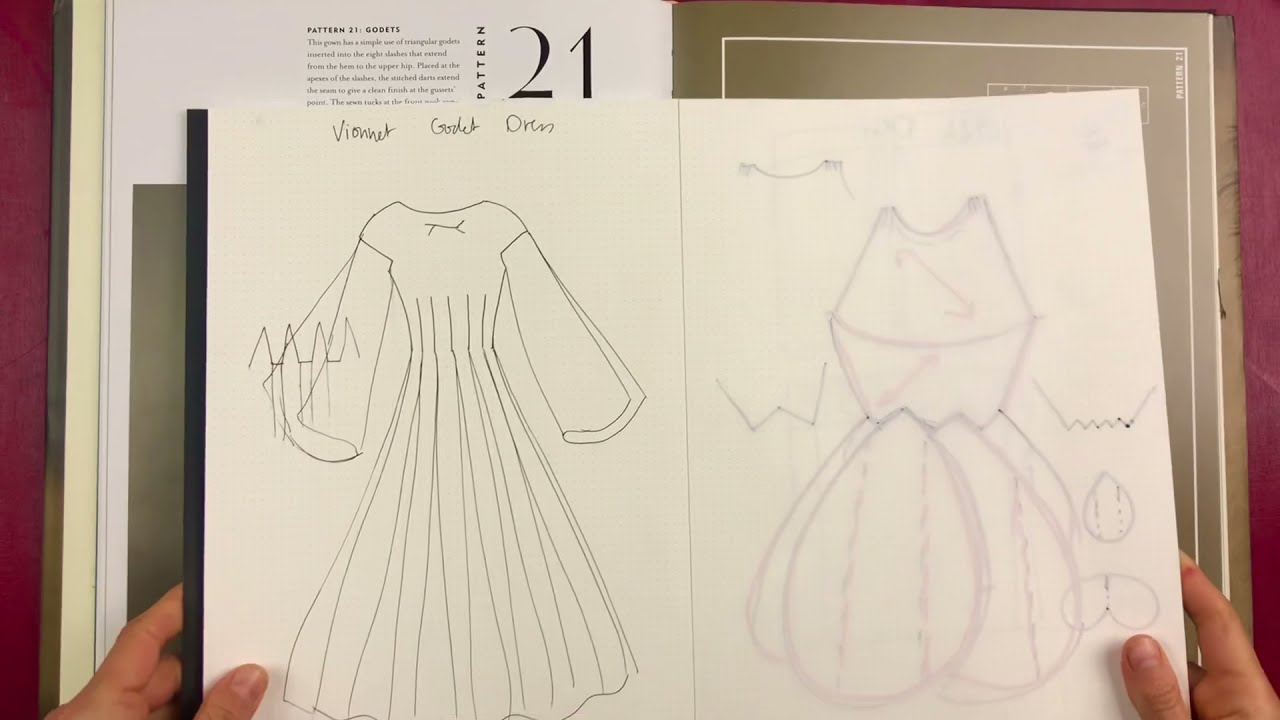 Fashion and Drafting Analysis: Vionnet Godet Dress