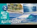 How to Paint Water in Watercolour - 5 Easy Lessons!