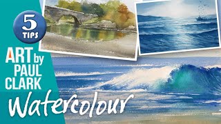 How to Paint Water in Watercolour - 5 Easy Lessons!