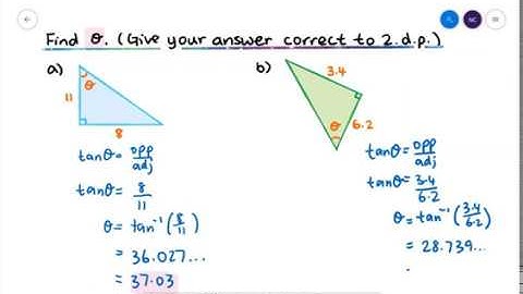 TANGENT RATIO - FINDING AN ANGLE (PART 1)