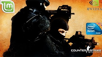 [Linux native gaming] gameplay Counter-Strike: Global Offensive X5460 lga 775 GTX 750 1gb