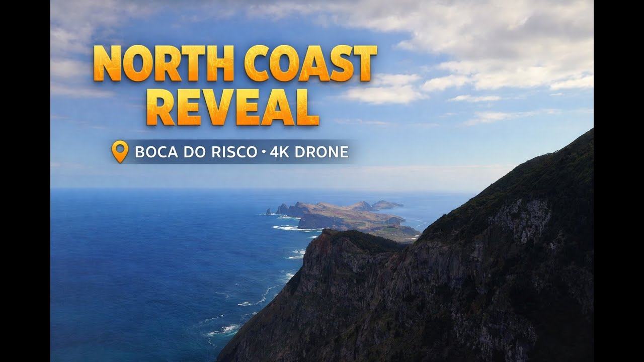 Boca do Risco 4K — Drone Film | North Coast of Madeira & Crashing Atlantic Meditation Music