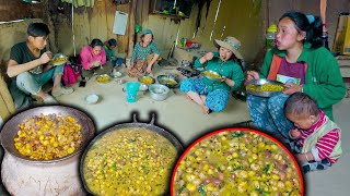 Amazing and Delicious Corn Soup recipe in rural nepal Village || village style Healthy Corn recipe