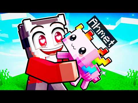 BABY AXOLOTL OLARAK ARKADASIMI TROLLEDİM🦑 | Minecraft
