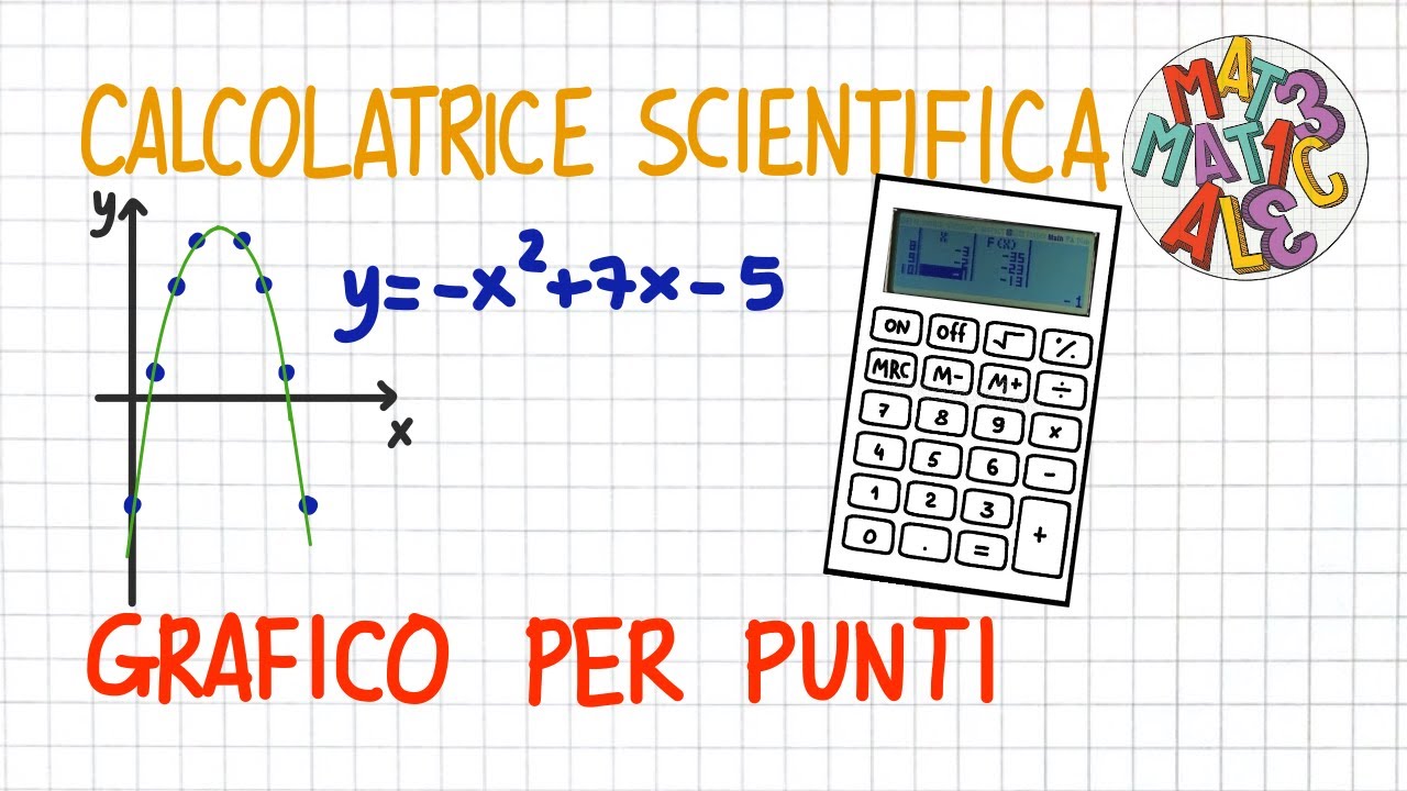 GRAFICO PER PUNTI (funzione TABLE) - calcolatrice scientifica _ CS15 