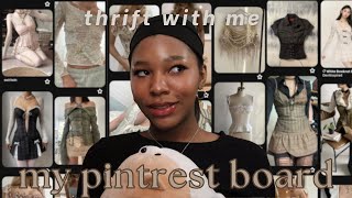 thrifting my cute and aesthetic 2025 pintrest board | try-on haul of 20+ items 🐻📦