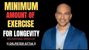 The minimum effective training for the four pillars of longevity || The Speech by D.r Peter Attia ||