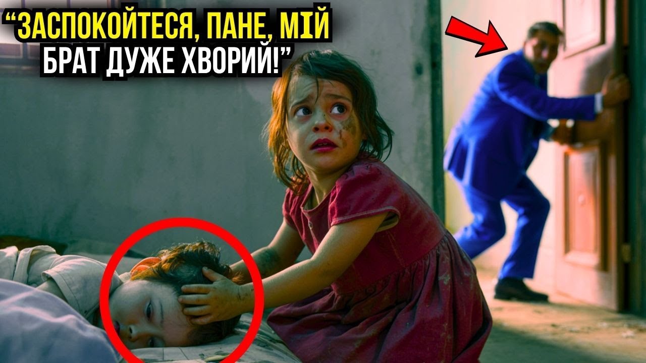 Мільйонер увірвався виселяти, та шокований дівчинкою, що доглядає братика...