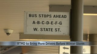 RMTD Preps for Weekend Snow