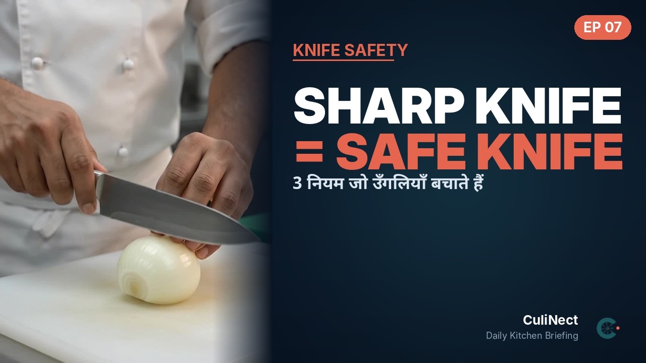 The 3 Knife Rules That Save Your Fingers — Sharp = Safe