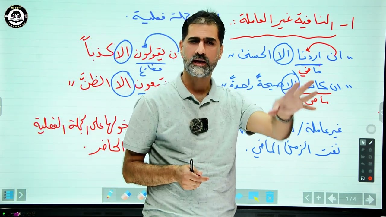 اسلوب النفي ( إن النافية )