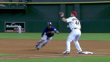 COL@ARI: Ray throws out Reyes leading off first