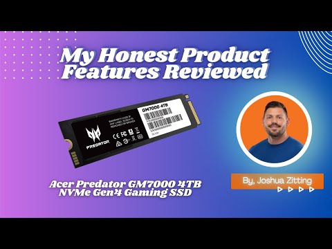 My Honest Product Features Reviewed of Acer Predator GM7000 4TB NVMe Gen4 SSD | Zitting Reviews