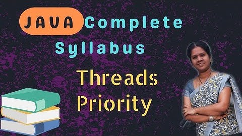 Thread priority in java || 44 || java course in telugu