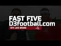 D3football Fast Five-Plus with Jake Wissing, UW-River Falls coach
