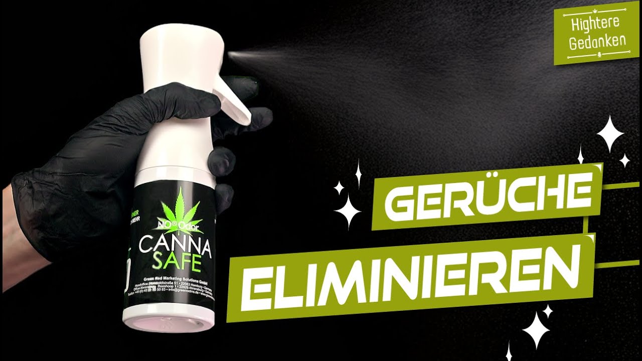 Cannabis Geruch entfernen! - Ob beim Grow oder Konsum, mit Canna Safe von NO® Odor