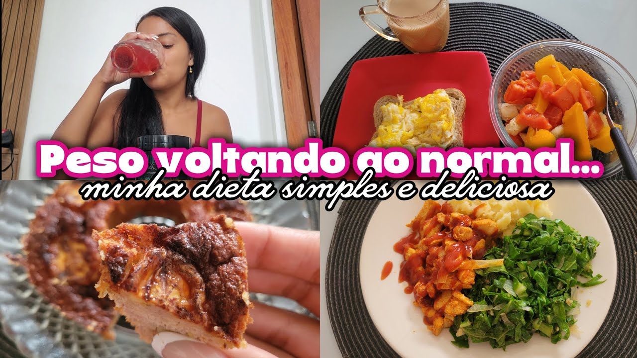 PESO BAIXANDO NOVAMENTE/ FALTA 2 KG PRO MEU OBJETIVO/ MINHA DIETA PRA EMAGRECER SEM SOFRIMENTO 