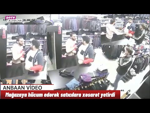 Azərbaycanda satıcı ilə müştəri arasında dava düşdü - ANBAAN VİDEO