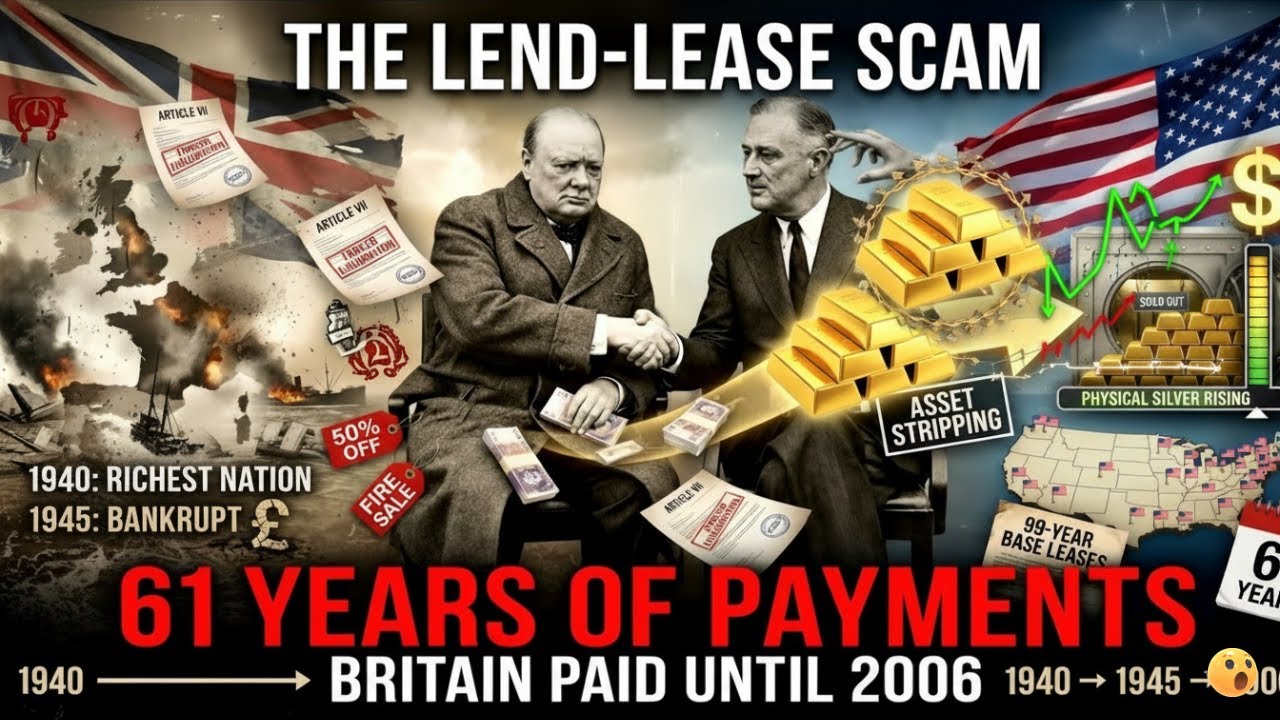 How America BANKRUPTED Britain During WW2: The Lend-Lease Scam That Destroyed an Empire