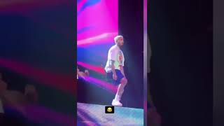 Chris Brown Falls On Stage But Recovers Spectacularly