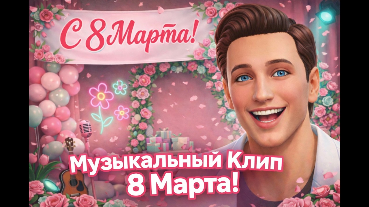С 8 Марта 🌸 Красивый клип-поздравление | The Sims 4 Machinima