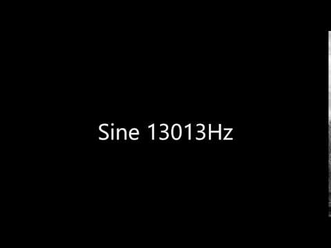 Sine 13013Hz Audio Only