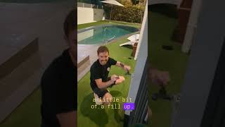 Fixing a Broken Airbnb Spa… With a Shower Hose 😂💦 | Dunns Creative Living #DIYFail #FunnyShorts