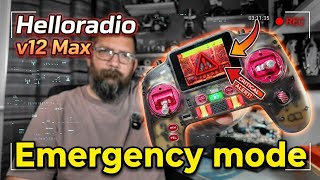 Helloradio v12 max . Emergency mode psa 