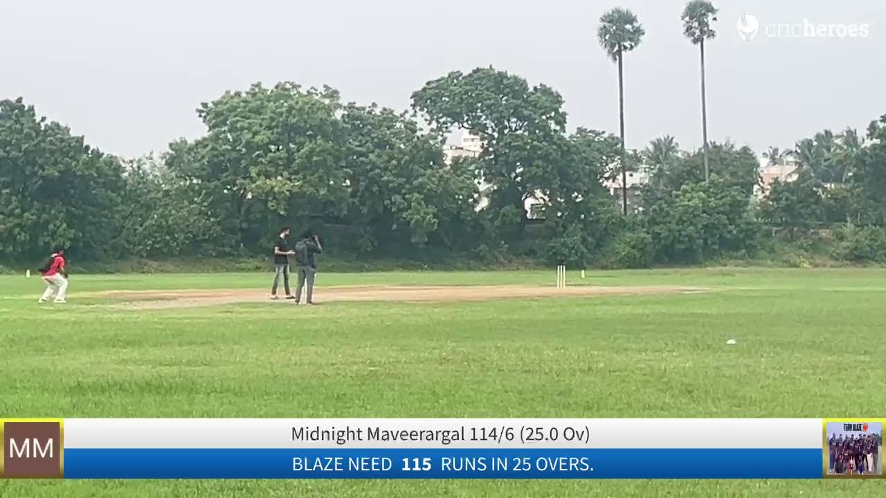 Midnight Maveerargal vs BLAZE | ESCA PRACTICE GAME 2025(Warm up Match) | Live - Chennai SUMANGALI …