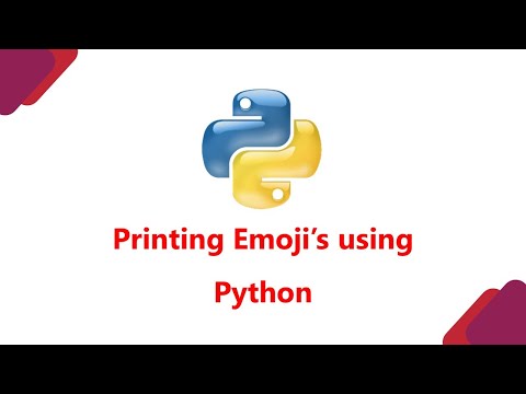 Tutorial 13 Printing Emoji's Using Python | Hindi | LEARN2EARN LABS by Rohit Singh