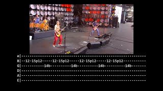 Red Hot Chili Peppers - Live Earth London 2007 (Intro TAB)