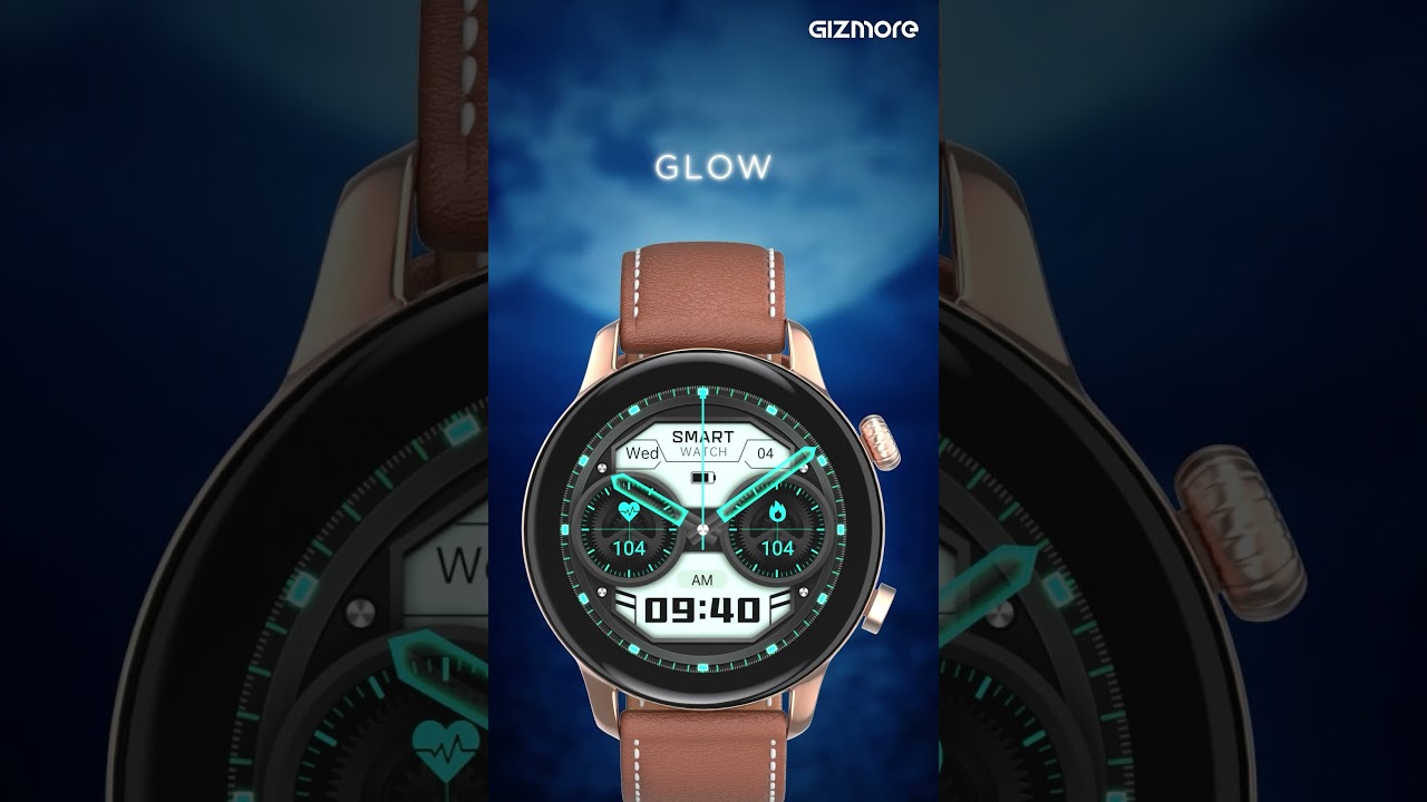 Stay Connected and Stylish with the Glow AMOLED Smart Watch by Gizmore