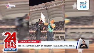 Bts Jin, Surprise Guest Sa Concert Ng Coldplay Sa Seoul 24 Oras Weekend