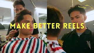 How I Made This Barber Instagram Reel Videography & Editing Breakdown Lumix S5Ii