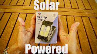 Solar Mini Clip Lamp YD-21