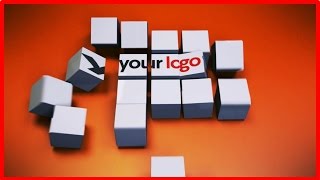 Cube assembly logo animation
