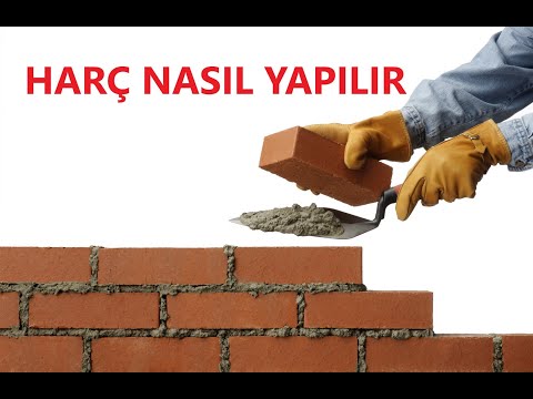 Video: Tuğla harcı kalafatını nasıl onarırsınız?