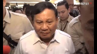 Detik-detik Prabowo Tinggalkan FX Sudirman Usai Bertemu Jokowi