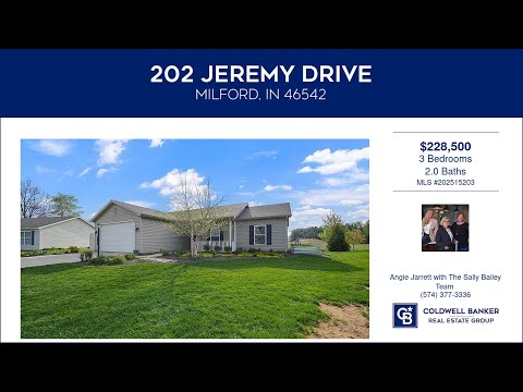 202 Jeremy Drive, Milford, IN home video tour