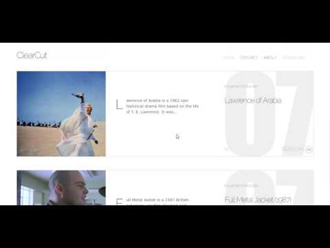 Clear Cut responsive HTML5 & CSS3 Site Template